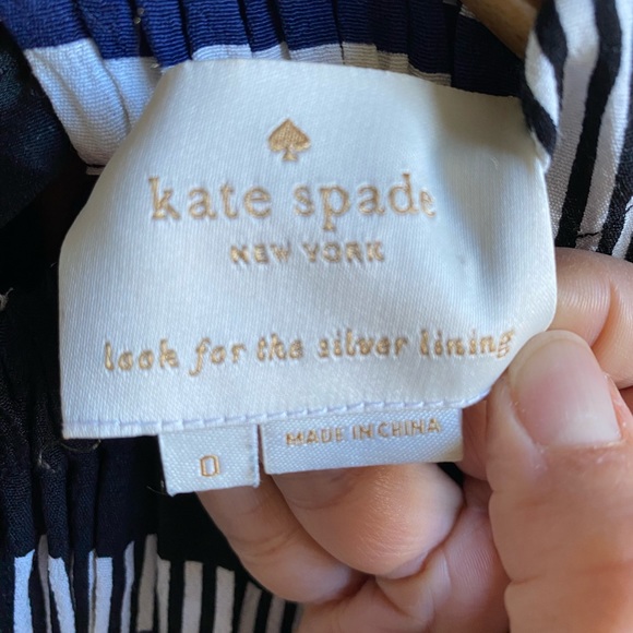 Kate Spade Stripe Dress, Size 0 - Picture 5 of 5